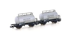 Hobbytrain H24852 - N - 2-tlg. Leichtbau-Kesselwagen-Set Millet, SNCF, Ep. III